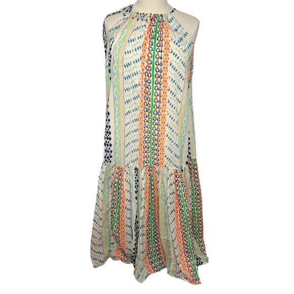 Lane Bryant Colorful Ikat Crystal Beaded Neckline Maxi Sundress -- 14/16 - Picture 3 of 14